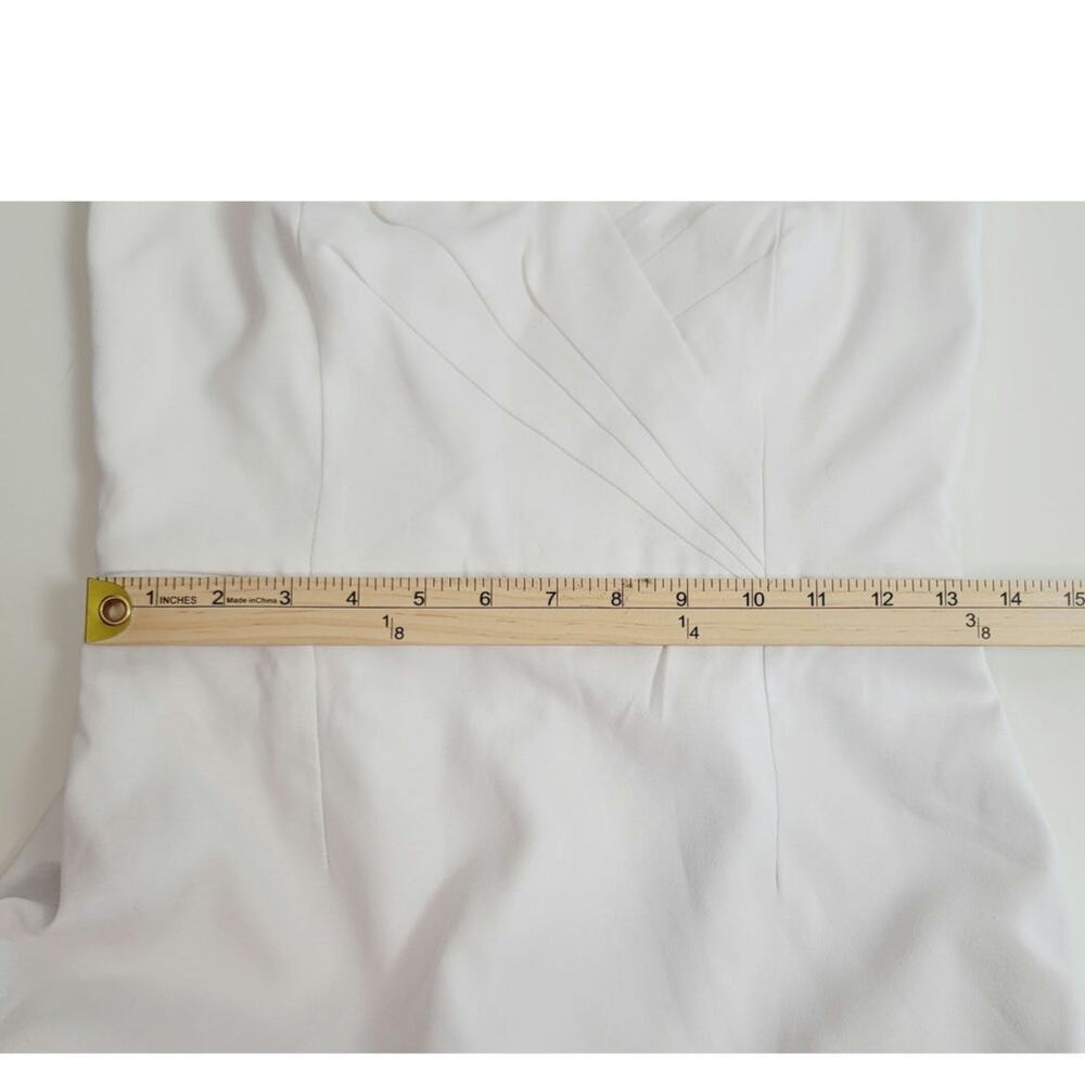 Lilly Pulitzer Kylo Strapless Skirted Romper in White, sz 2 - Picture 15 of 16